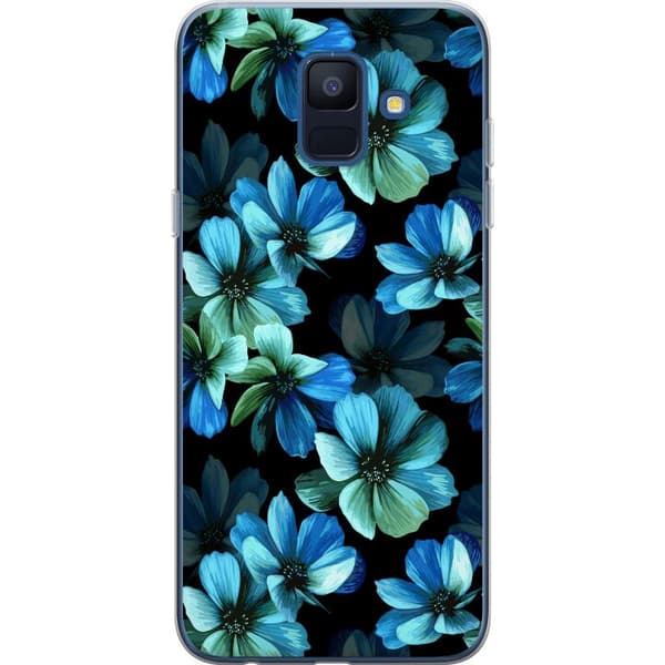 Kompatibelt Mobilskal till Samsung Galaxy A6 (2018) Midnight Garden