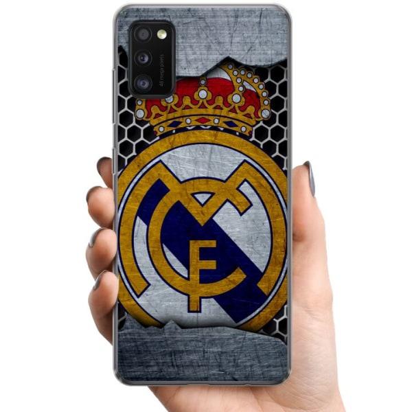 Samsung Galaxy A41 TPU Mobilcover Real Madrid CF