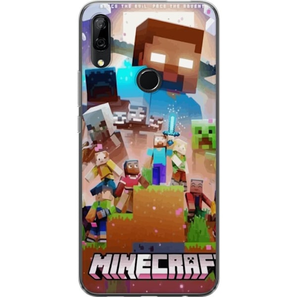 Huawei P Smart Z Läpinäkyvä kuori Minecraft