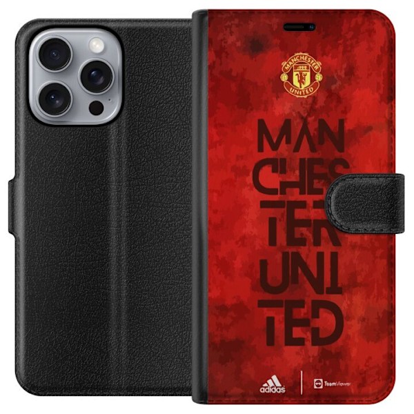 Apple iPhone 16 Pro Max Lompakkokotelo Manchester United FC