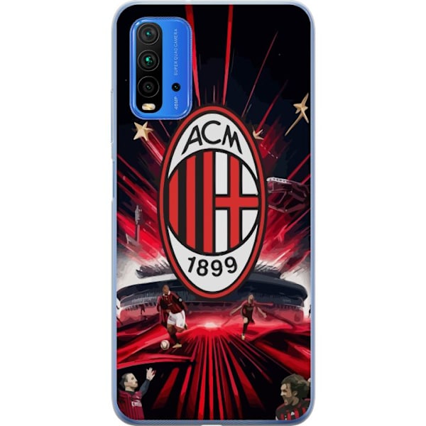 Xiaomi Redmi 9T Gennemsigtig cover AC Milan