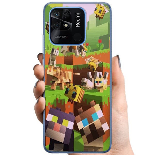 Xiaomi Redmi 10C TPU Mobilskal MineCraft