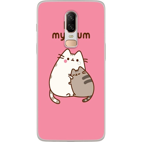 OnePlus 6 Gennemsigtig cover Kawaii Katter