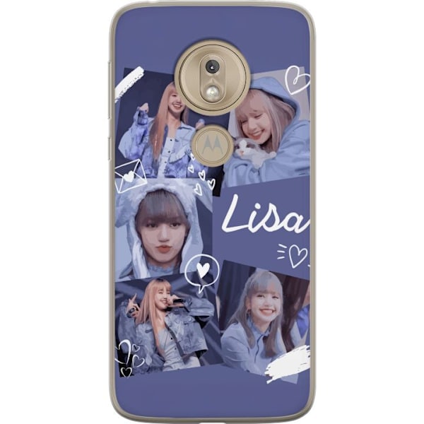 Motorola Moto G7 Play Läpinäkyvä kuori Lisa Blackpink – Aesthetic K-pop Queen