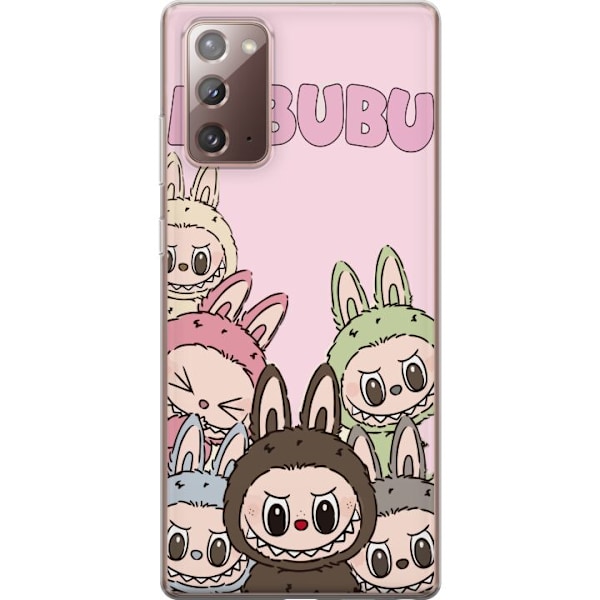 Samsung Galaxy Note20 Läpinäkyvä kuori Labubu Classics