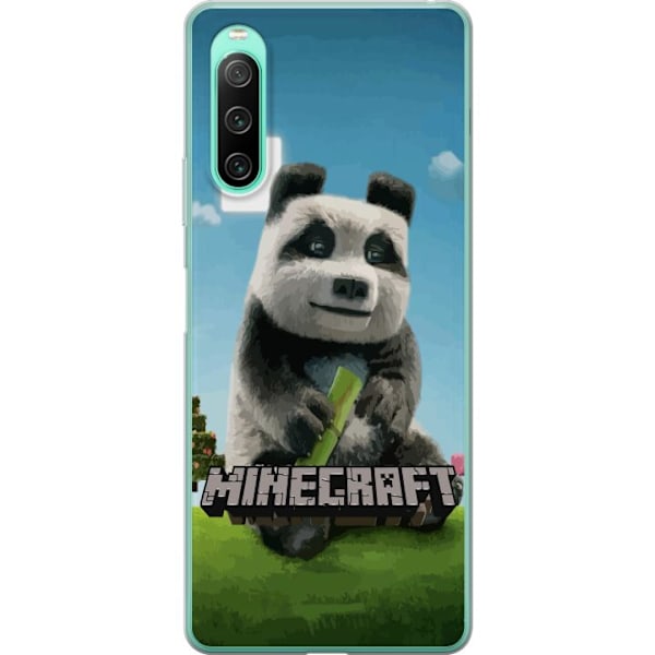 Sony Xperia 10 IV Genomskinligt Skal A Minecraft Movie