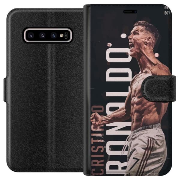 Kompatibelt Lommeboketui til Samsung Galaxy S10+ Ronaldo