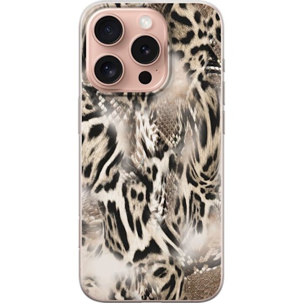 Apple iPhone 16 Pro Läpinäkyvä kuori Leopard