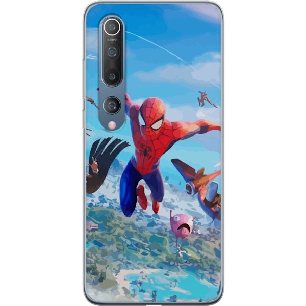 Xiaomi Mi 10 5G Gjennomsiktig deksel Fortnite Spiderman