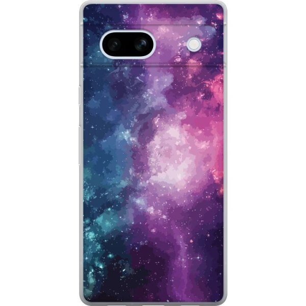 Google Pixel 7a Genomskinligt Skal Nebula