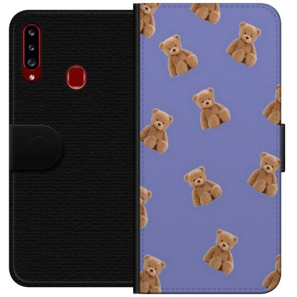 Samsung Galaxy A20s Plånboksfodral Flygande björnar