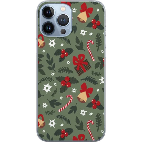 Kompatibelt Mobildeksel til Apple iPhone 13 Pro Max God Jul mønster