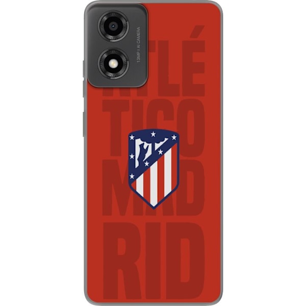 Motorola Moto E14 Läpinäkyvä kuori Atlético Madrid