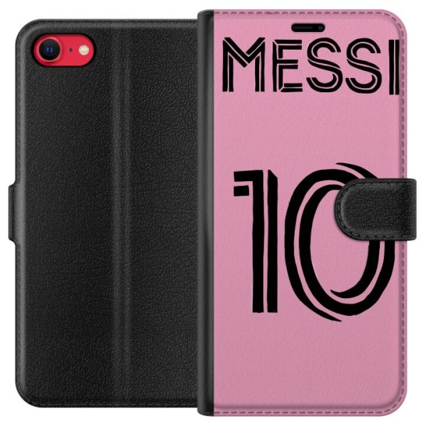 Apple iPhone SE (2022) Lompakkokotelo Lionel Messi (Inter Miam