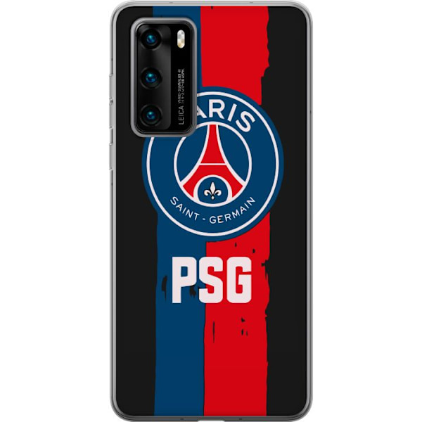 Huawei P40 Läpinäkyvä kuori Paris Saint-Germain F.C.