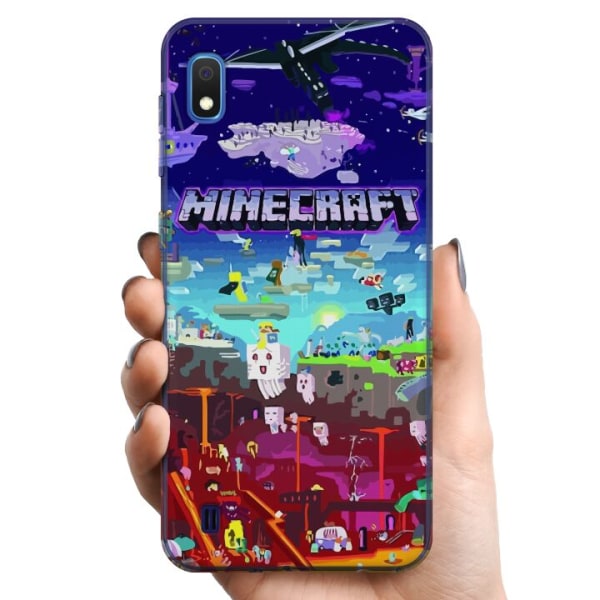 Samsung Galaxy A10 TPU Mobilcover Minecraft