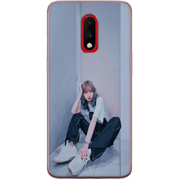 OnePlus 7 Läpinäkyvä kuori Lisa from Blackpink – K-pop Style Icon