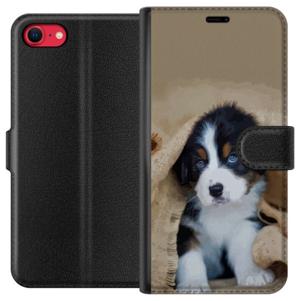 Apple iPhone SE (2022) Plånboksfodral Hundbebis