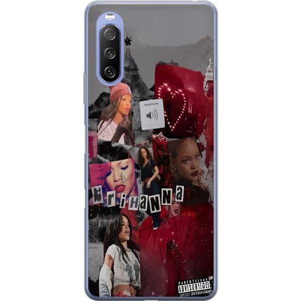 Sony Xperia 10 III Lite Gennemsigtig cover Rihanna – Iconic