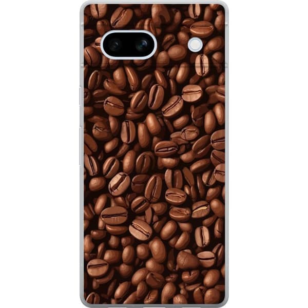 Kompatibelt Mobildeksel til Google Pixel 7a Kaffebönor närbild brun