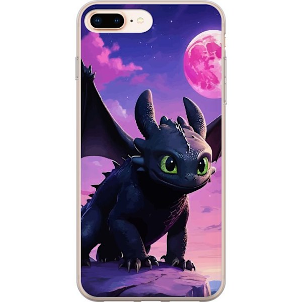 Apple iPhone 7 Plus Genomskinligt Skal How to Train Your Drago