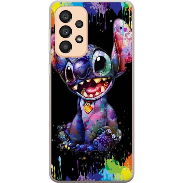 Samsung Galaxy A33 5G Läpinäkyvä kuori Lilo ja Stitch