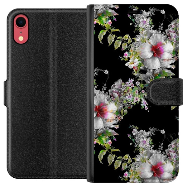 Apple iPhone XR Lommeboketui Blomststjerne