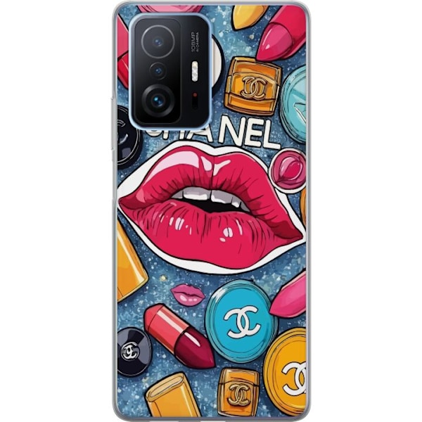 Xiaomi 11T Pro Genomskinligt Skal Chanel Lips