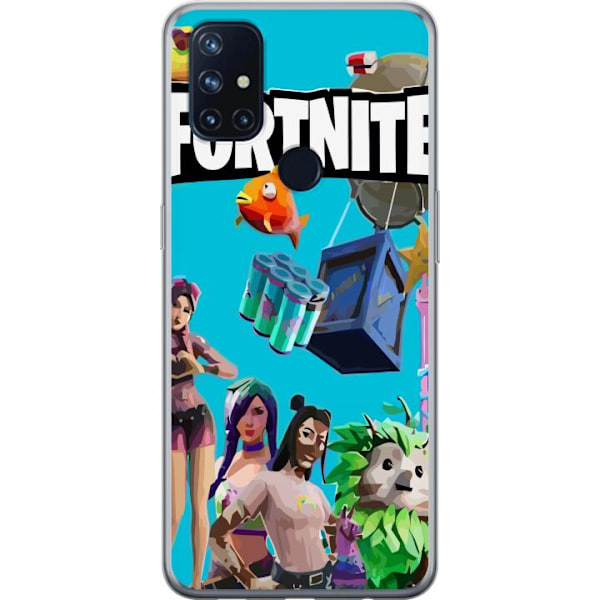 OnePlus Nord N10 5G Läpinäkyvä kuori Fortnite