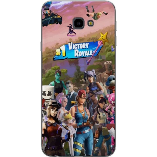 Samsung Galaxy J4+ Läpinäkyvä kuori Fortnite