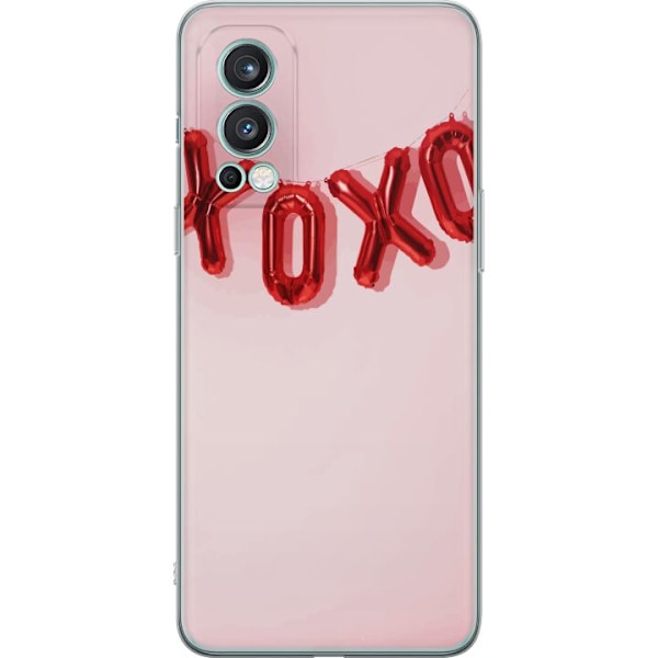 OnePlus Nord 2 5G Gennemsigtig cover Valentinsdag XOXO