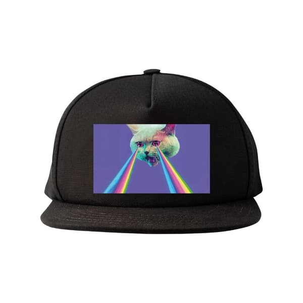 Snapback-lippalakki musta one size