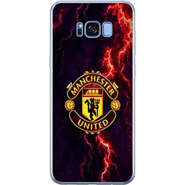 Samsung Galaxy S8+ Gennemsigtig cover Manchester United