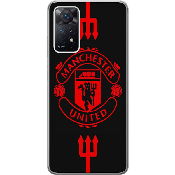 Xiaomi Redmi Note 11 Pro Gennemsigtig cover ManchesterUnited