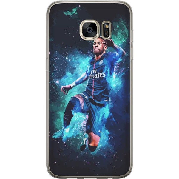 Samsung Galaxy S7 edge Läpinäkyvä kuori Neymar