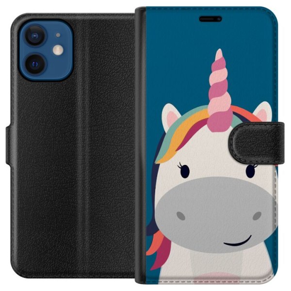 Apple iPhone 12 mini Plånboksfodral Enhörning / Unicorn