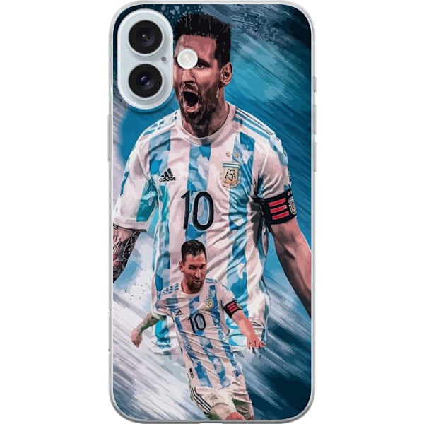 Apple iPhone 16 Plus Läpinäkyvä kuori Lionel Andrés Messi