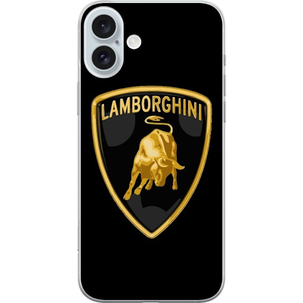 Apple iPhone 16 Plus Gennemsigtig cover Lamborghini