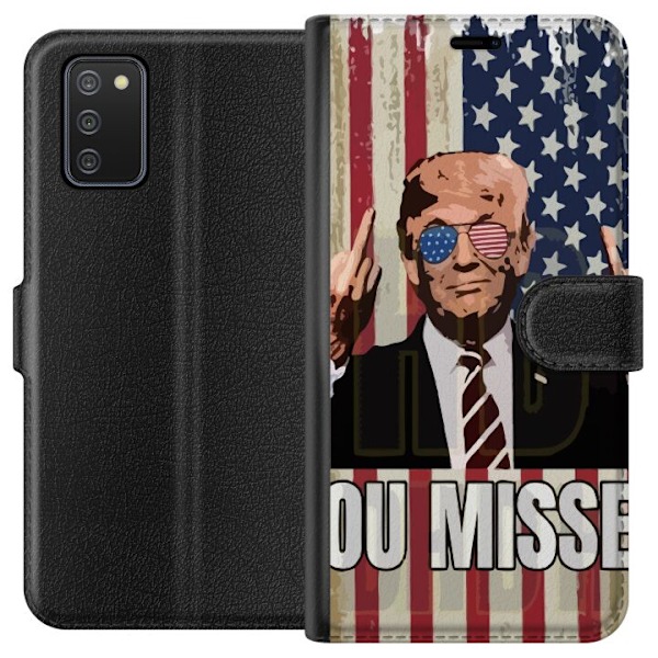 Samsung Galaxy A02s Tegnebogsetui Trump