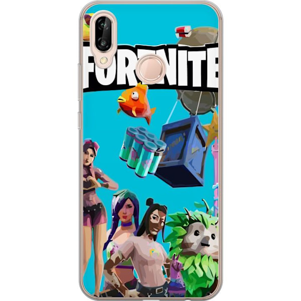 Huawei P20 lite Läpinäkyvä kuori Fortnite