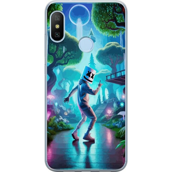 Xiaomi Mi A2 Lite Läpinäkyvä kuori Fortnite