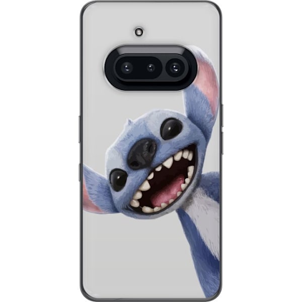 Nothing Phone (3a) Genomskinligt Skal Stitch i Fart – Kawaii Design för Fans & Barn