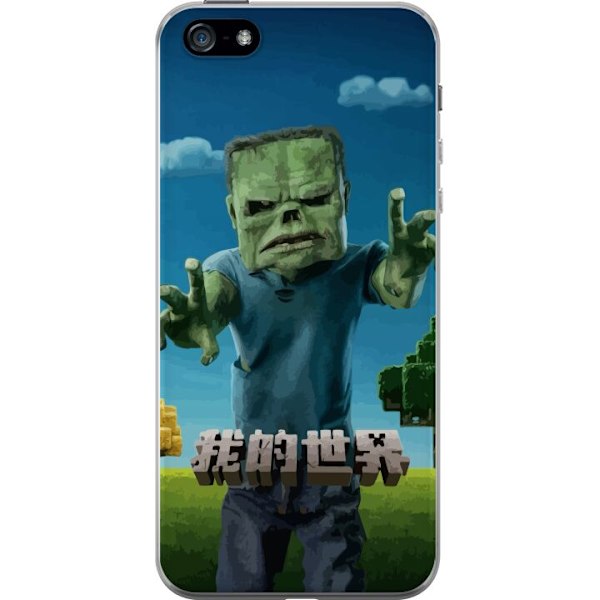 Apple iPhone 5 Läpinäkyvä kuori A Minecraft Movie