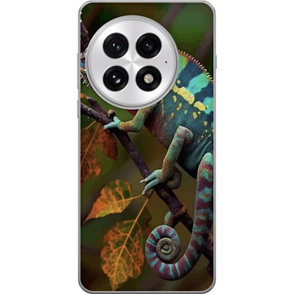 OnePlus 13 Läpinäkyvä kuori Lisko Graafinen Streetwear Suunnittelu Eläinmalli Moderni Kaupunkityyli Suosittu Motiivi Luova Taide Trendi