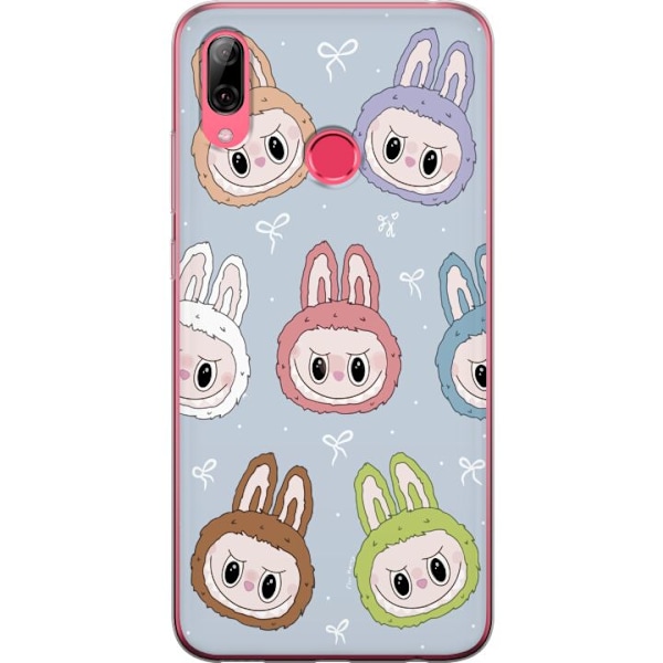 Huawei Y7 (2019) Genomskinligt Skal Labubu Star Pattern – St