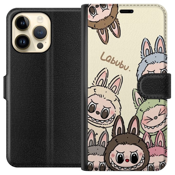 Apple iPhone 14 Pro Max Tegnebogsetui Labubu Pastel Collection