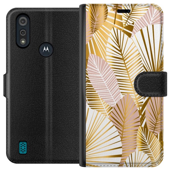 Motorola Moto E6i Tegnebogsetui Guld