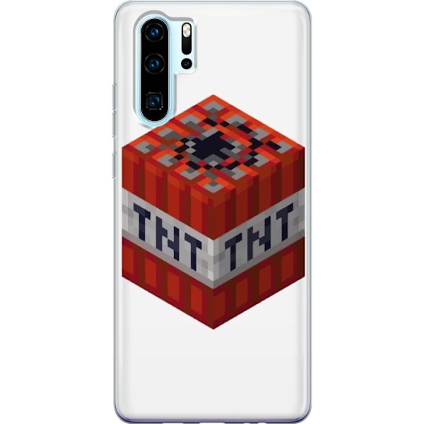 Huawei P30 Pro Läpinäkyvä kuori Minecraft TNT