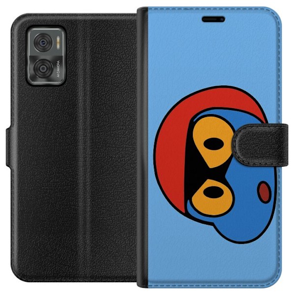 Motorola Moto E22i Lommeboketui Bold Bot Head