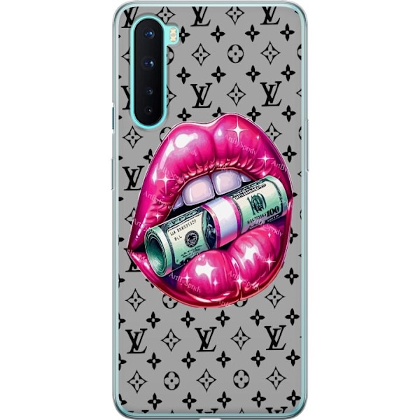 OnePlus Nord Gennemsigtig cover LV Money Lip